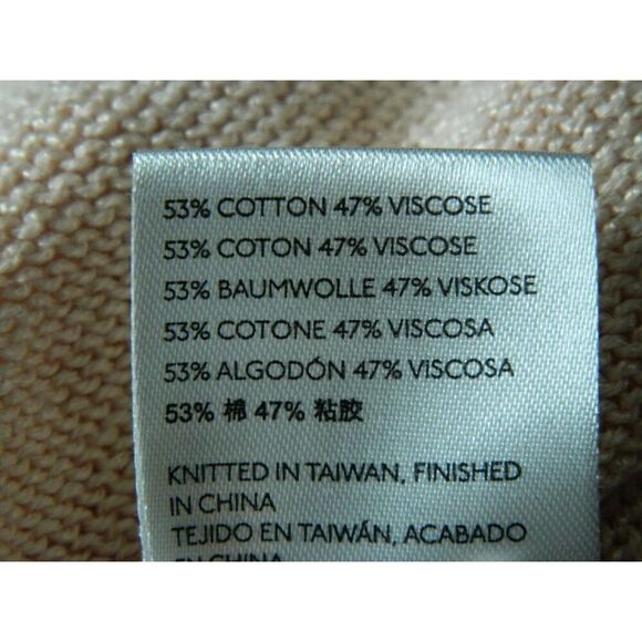 Anthropologie Sweater Knit Tank Top Medium Pink DoubleRuffle Hem - Picture 9 of 9